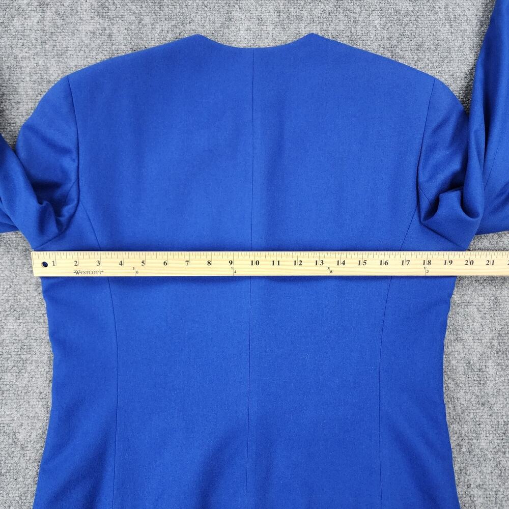 Vintage Pendleton Blazer Womens 10 Blue Wool Gold Crest Button USA Made Jacket - Picture 7 of 16